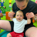 cvičení rodičů s dětmi - do 1 roku